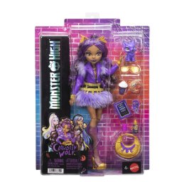 Papusa Monster High Clawdeen Wolf cu accesorii, Mattel, 4+ ani