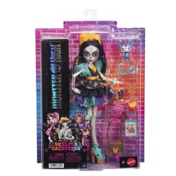 Papusa Monster High Skelita Calaveras cu accesorii, Mattel, 4+ ani