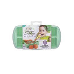 Recipient din silicon pentru congelare hrana bebe Melii, mint