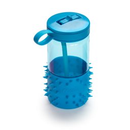 Sticla de apa Melii Spikey albastra din Tritan, anti-scurgere, 503 ml