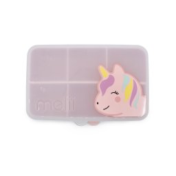 Cutie pentru gustari copii cu 6 compartimente Melii, model unicorn