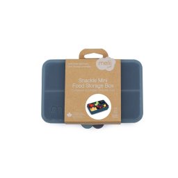 Cutie snack pentru copii cu 6 compartimente Melii Luxe, albastra