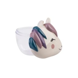 Recipient pentru gustari copii cu capac etans Melii Luxe Unicorn 232 ml