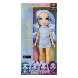 Papusa Rainbow High Gabriella Icely cu tinuta albastra fashion