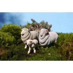 Figurina oaie Merinos Papo, multicolor, pictata manual, 8.5 cm