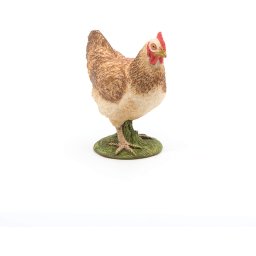 Figurina gaina rosie Papo, pictata manual, realista, 5,5 cm