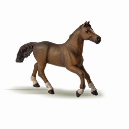 Figurina Papo iapa Anglo-Araba realista, pictata manual, 16 cm