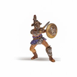 Figurina gladiator Papo, pictata manual, pentru copii 3+ ani