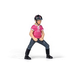 Figurina copil jocheu Papo, pictata manual, pentru joaca si colectie