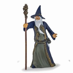 Figurina Papo Vrajitor Magician, pictata manual, pentru copii 3+