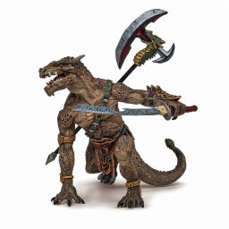 Figurina Dragon Mutant Papo, creatura fantasy pictata manual
