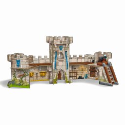 Castel medieval mini Papo, decor de joaca pentru copii 3+ ani