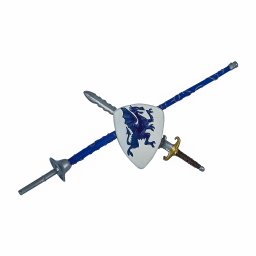 Set 10 sabii si scuturi medievale Papo pentru figurine