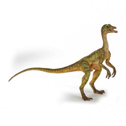 Figurina dinozaur Compsognathus Papo, pictata manual, 15 cm