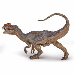 Figurina Papo Dilophosaurus dinozaur, pictata manual, 14 cm
