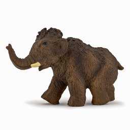 Figurina mamut tanar Papo, realista, pictata manual, 12 x 4 x 8 cm