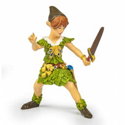 Figurina Papo Spiridus Verde, personaj fantastic pictat manual