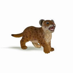 Figurina Papo Pui de Leu pictata manual, realista, pentru copii