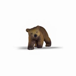Figurina Papo pui de urs din Pirinei, pictata manual, 6 cm