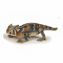 Figurina Papo Soparla cu coarne, realista, pictata manual, 9,5 cm