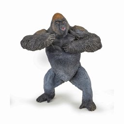 Figurina Papo gorila de munte realista, pictata manual, 11,5 cm