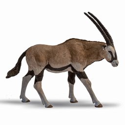 Figurina antilopa Oryx Papo, realista, pictata manual, 15 cm