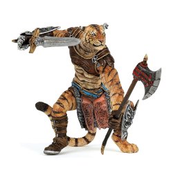 Figurina Papo Tigru Mutant fantasy, pictata manual, pentru copii 3+