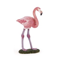 Figurina flamingo mare Papo, realista, pictata manual, 10 cm