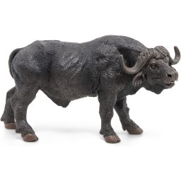Figurina bivol african Papo, realista, pictata manual, 12,7 cm