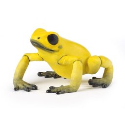 Figurina Papo broasca otravitoare galbena, pictata manual