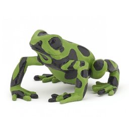 Figurina Papo broscuta otravitoare verde, pictata manual