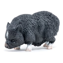 Figurina Papo Porc Vietnamez realista, pictata manual, 7,4 cm