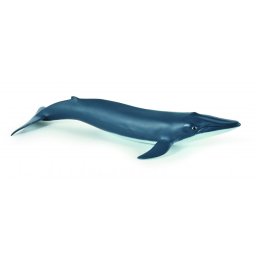 Figurina Papo pui de balena albastra, pictata manual, 20 cm