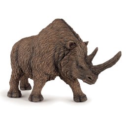 Figurina rinocer lanos Papo, realista, pictata manual, 17 cm