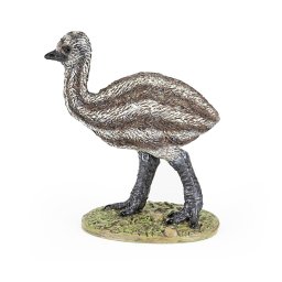 Figurina Pui Emu Papo, pictata manual, pentru copii 3+