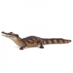 Figurina Papo Caiman realista, pictata manual, cu maxilar articulat