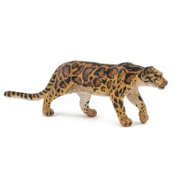 Figurina Papo Pantera Nebuloasa realista, pictata manual, 13,5 cm