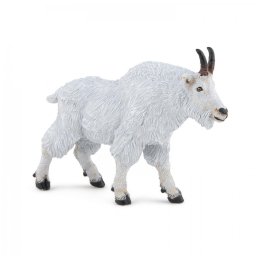 Figurina Papo capra de munte alba, realista, pictata manual