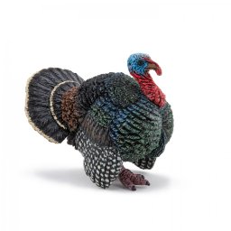 Figurina curcan Papo realista, pictata manual, pentru copii 3+ ani