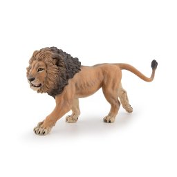 Figurina Leu African Papo, pictata manual, pentru copii 3+ ani