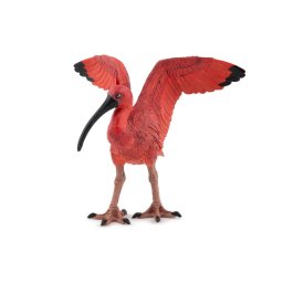 Figurina Papo ibis rosu realist, pictata manual, pentru copii 3+