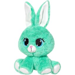 Iepuras de plus Mila, culoare menta, 25 cm, moale si adorabil