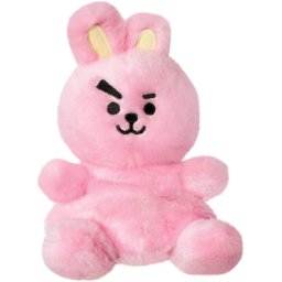 Jucarie de plus iepuras roz Aurora Cooky Palm Pal, 13 cm