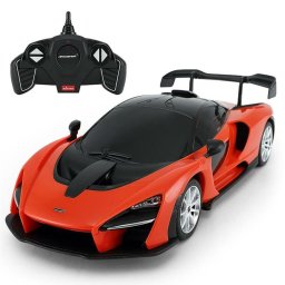 Masina cu telecomanda McLaren Senna portocaliu, scara 1:18