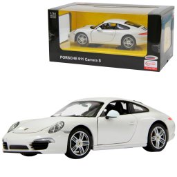 Macheta auto Porsche 911 alba din metal, scara 1:24, Rastar