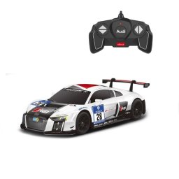 Masina cu telecomanda Audi R8 LMS Performance alba, scara 1:18