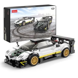 Masinuta construibila Pagani Zonda R, model licentiat, scara 1:28