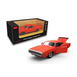Macheta metalica Dodge Charger R/T 1970 portocaliu, scara 1:36