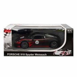 Masina cu telecomanda Porsche 918 Spyder Weissach negru, scara 1:14