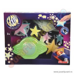 Set premium cu stelute fluorescente pentru decor camera copii